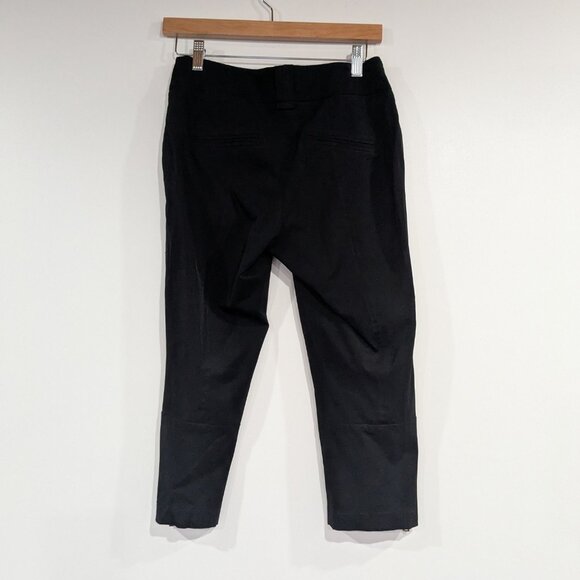 Cambio Cropped Pants with Zippers Black Size 8 - Picture 4 of 7